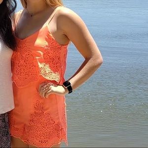 Coral Romper